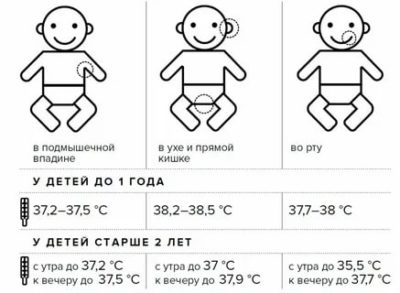 Какая температура в норме у новорожденных