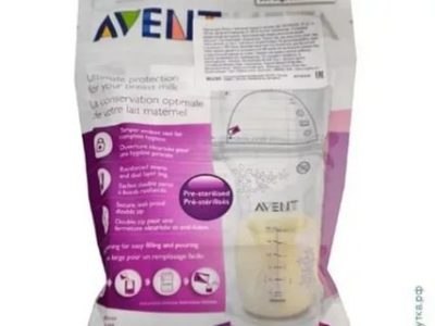 Как пользоваться пакетами для хранения грудного молока Авент