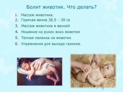 Что делать при коликах у новорожденных